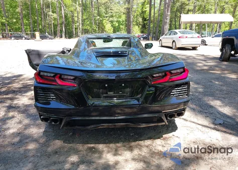 2021 Chevrolet Corvette Stingray Rwd 2Lt из США, поврежденный, VIN 1G1YB3D4XM5124435